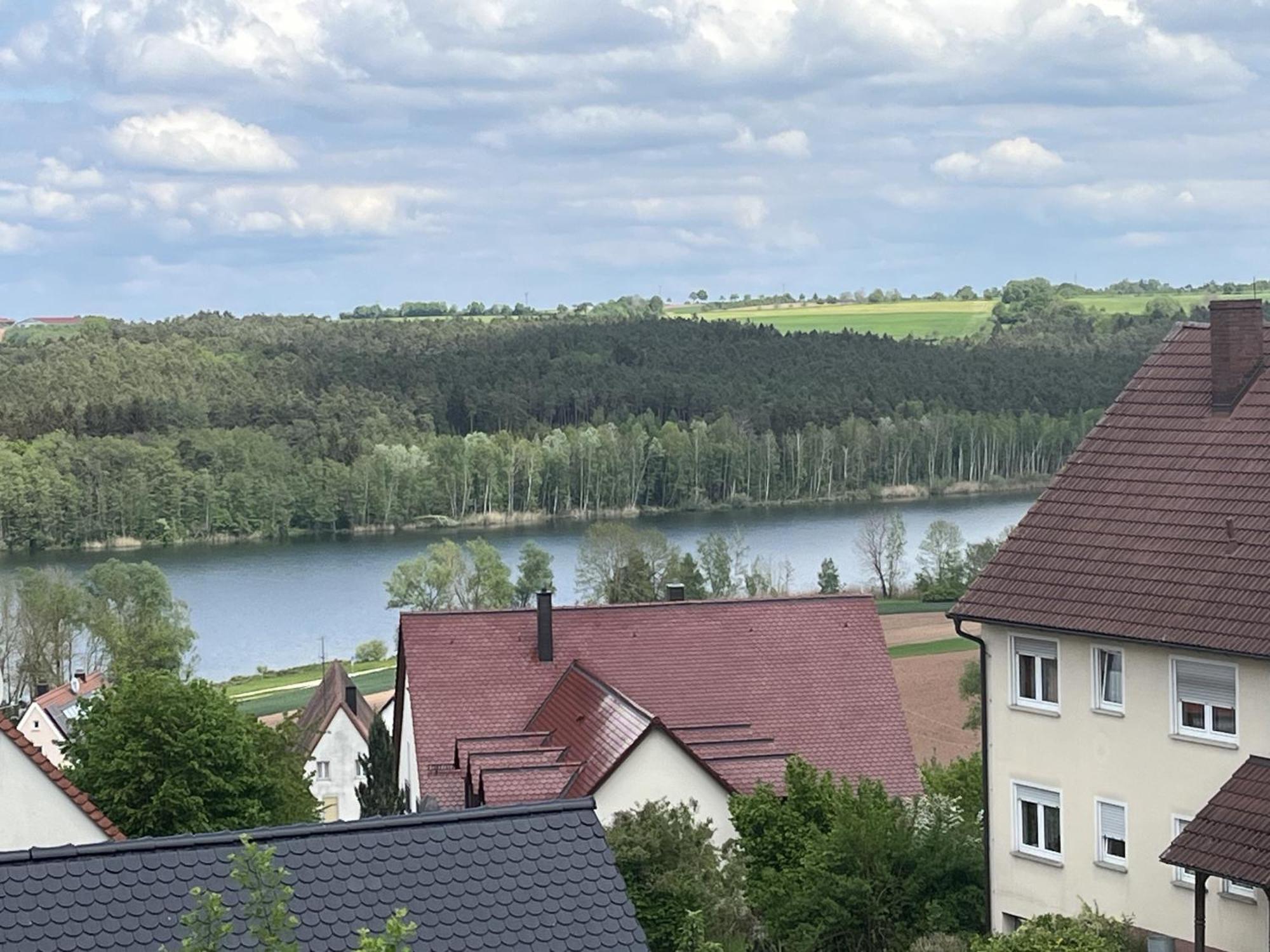Wohnung Mit Dachterasse Absberg Bagian luar foto