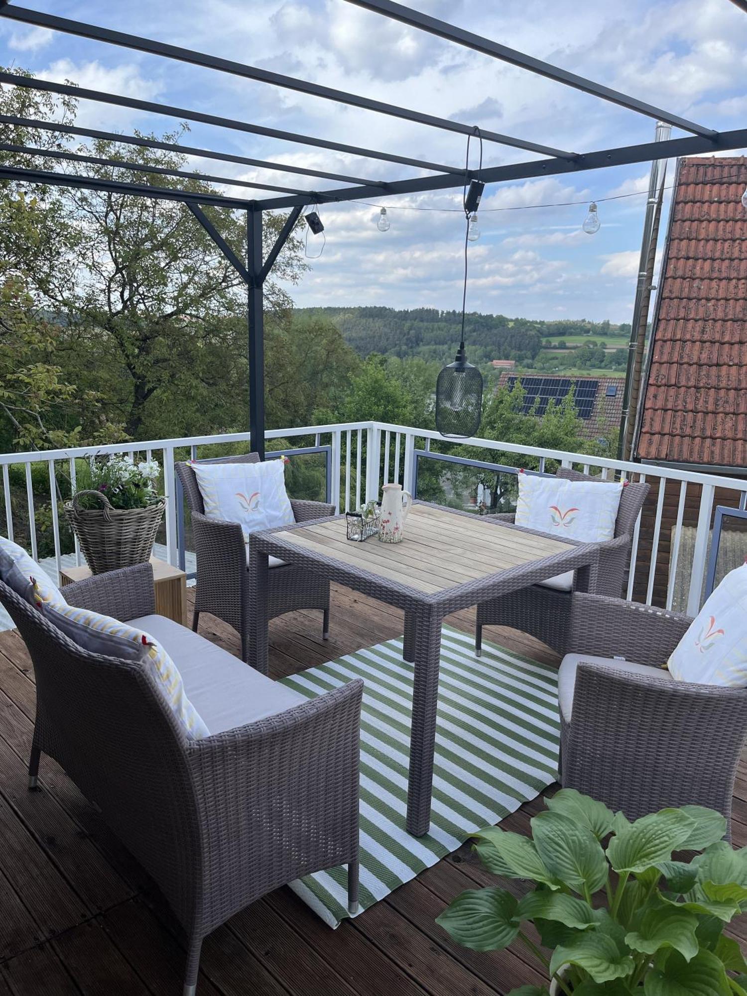 Wohnung Mit Dachterasse Absberg Bagian luar foto